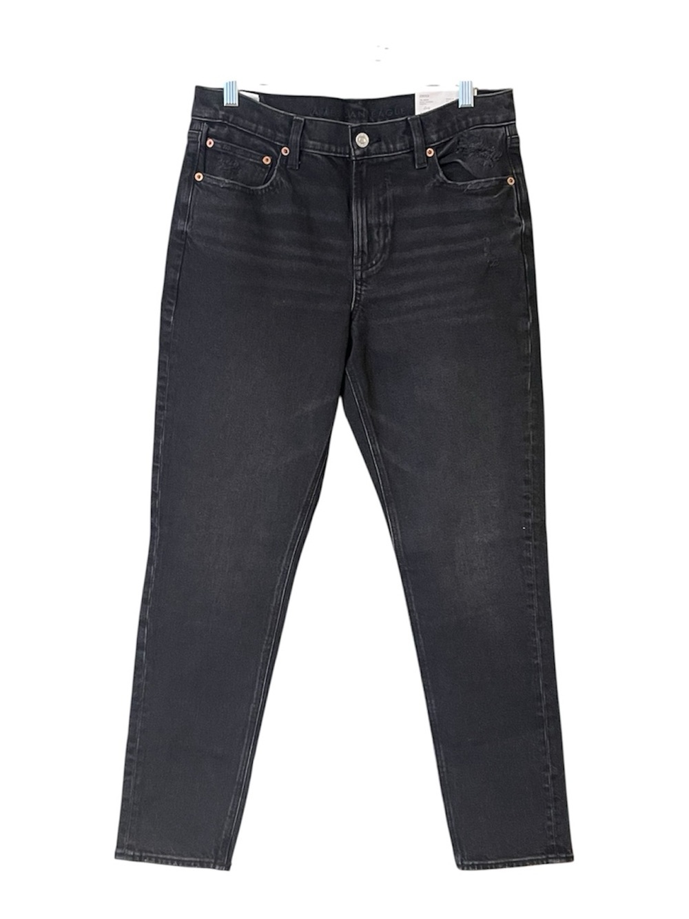 American Eagle Outfitters women Stretch 90s SKINNY Black Charcoal stretch